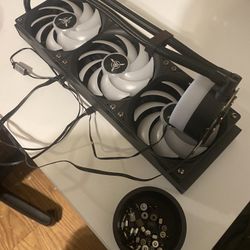 Aio Liquid Cooler Sky tech 360mm Black