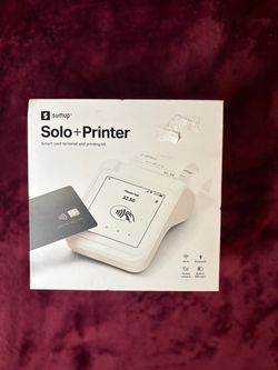 SumUp Solo + Printer Smart Card Terminal and Printing Kit