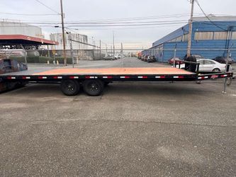 24 ft Deckover trailer