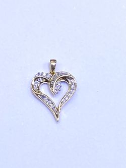 Diamond Heart Pendant 