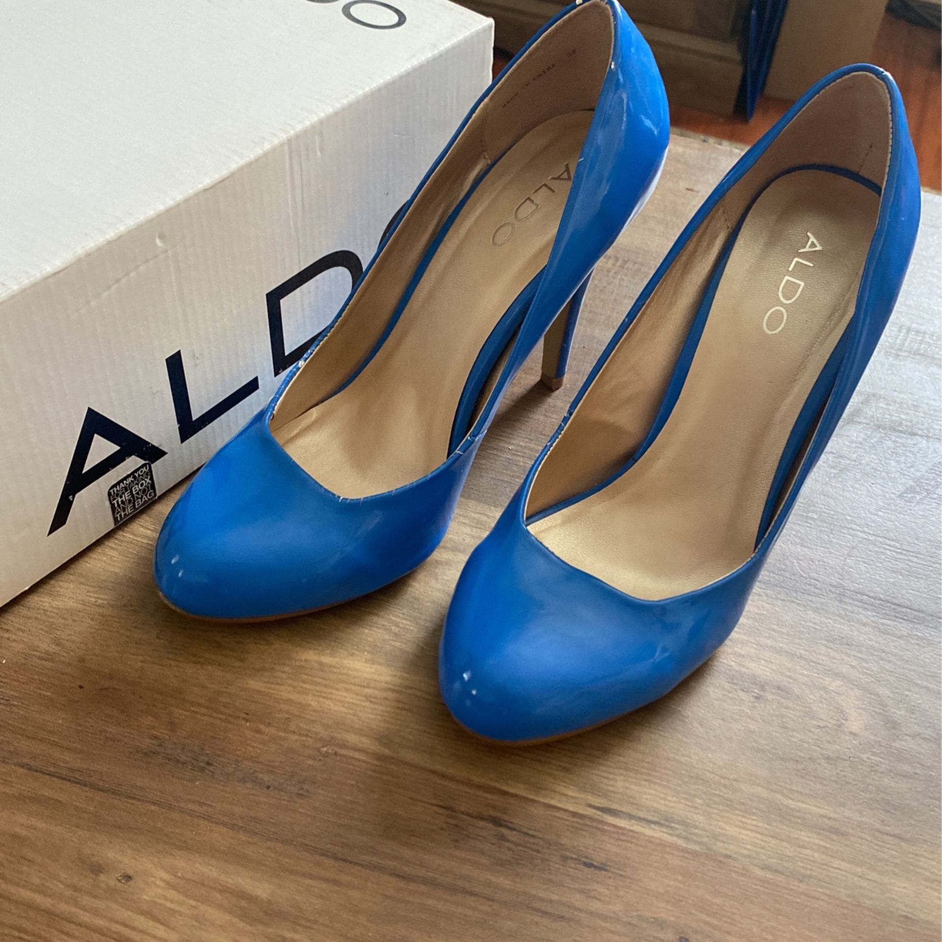 Aldo Blue Heels