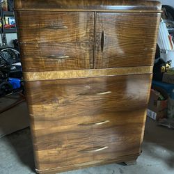 Early 1900s, Art Deco Dresser And Vanity