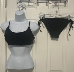 H&M Black Two-Piece Bikini Set