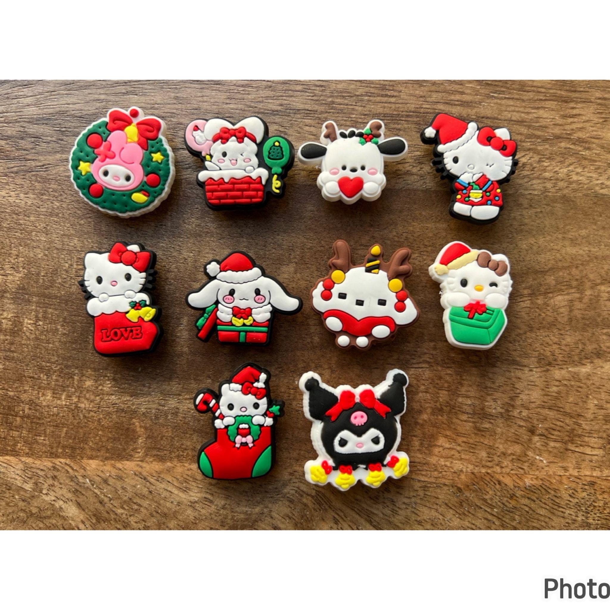 Christmas Hello Kitty, Croc Charms Bundle