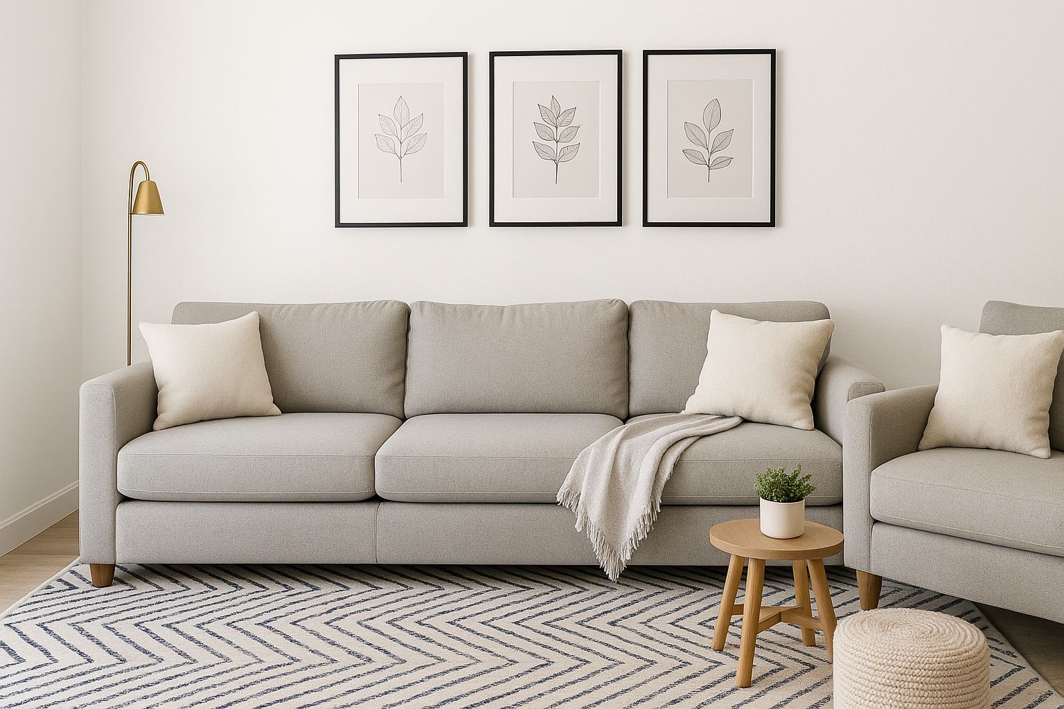 Noah Couch With 2 Arm Chairs