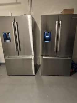 STAINLESS STEEL BOSCH REFRIGERATOR