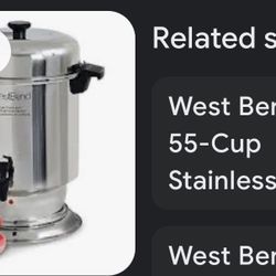 New 55 Cup Coffee Maker 