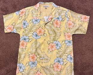 Tommy Bahama Shirts Koi Floral L XL