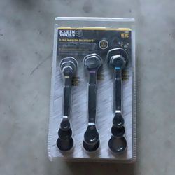 KLEIN TOOLS 8 Piece Ratcheting Box Wrench Set