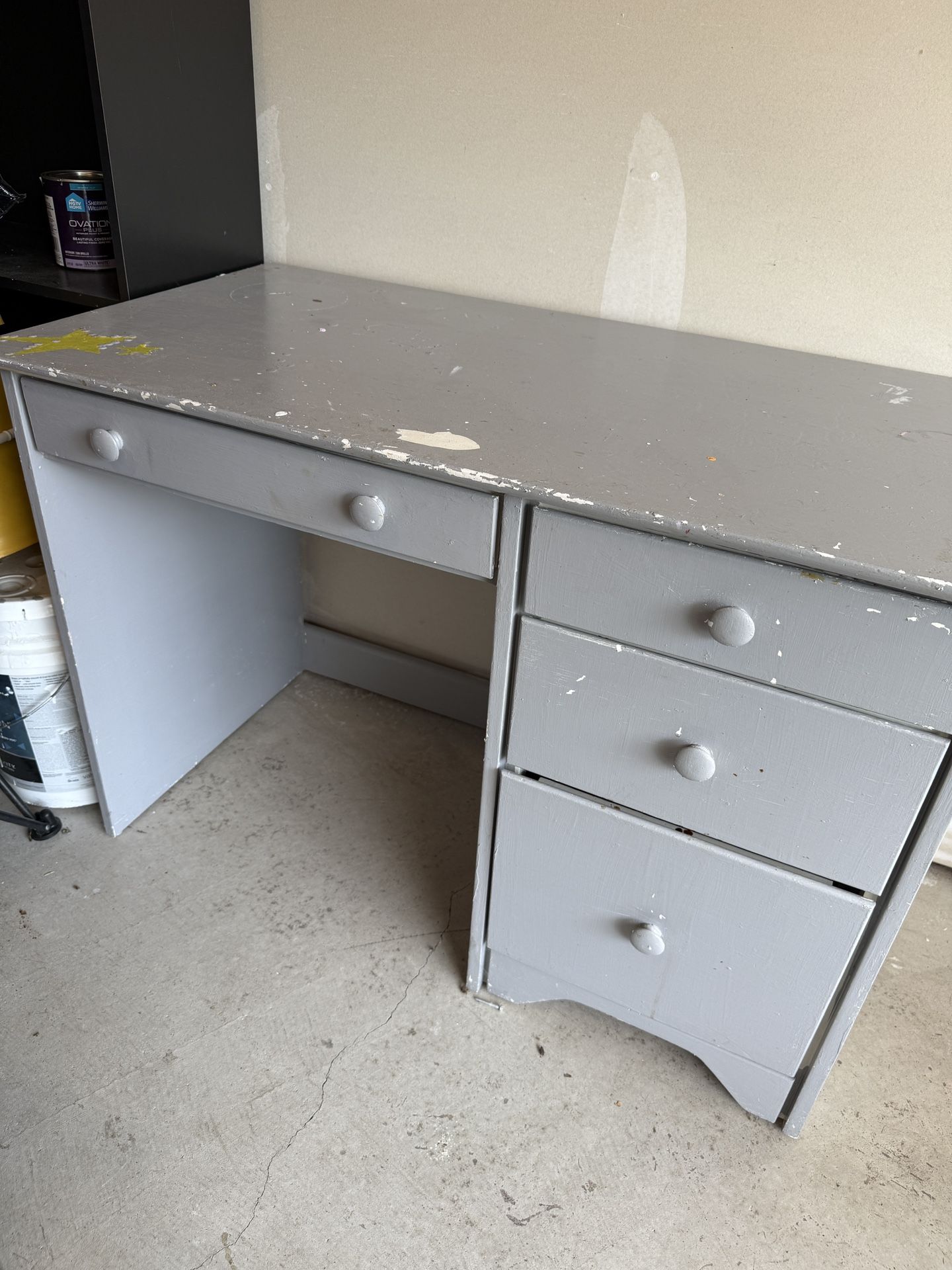 Vintage Kids Desk with Drawers – Great for a Refurb or Playroom Makeover