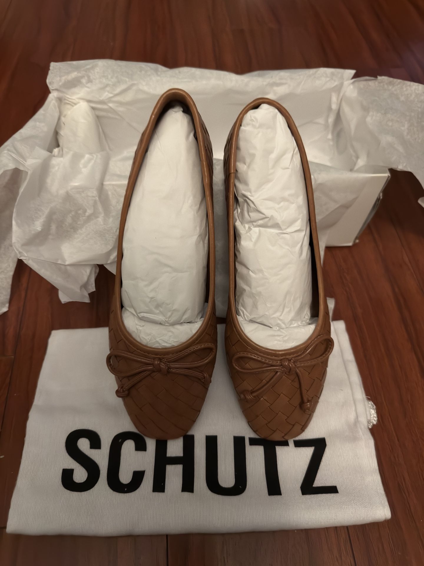 Schutz Arissa Woven Flats