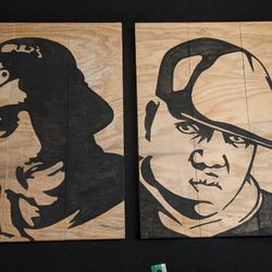 Tupac And Biggie Paintings