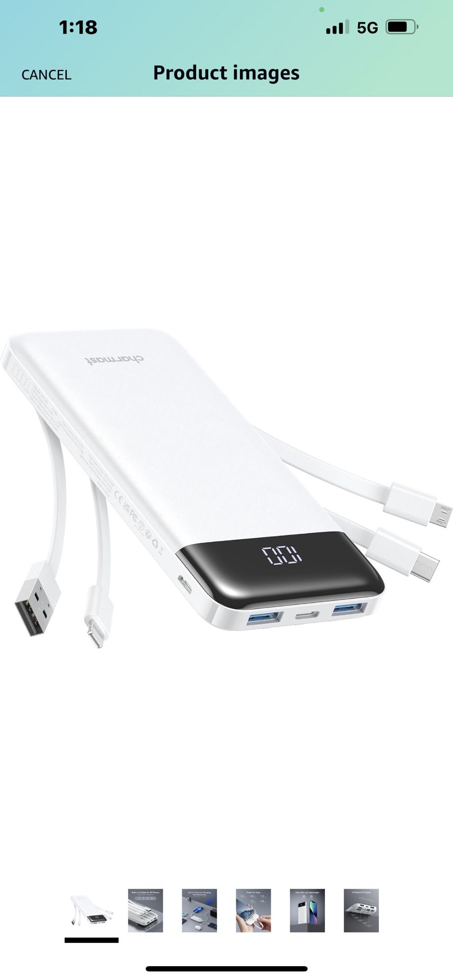 Powerbank 10000mah White