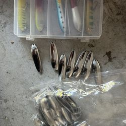 Fishing Lures Popper And Spoon