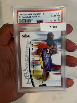 2000 Fleer Mystique Nbawesome Shaquille O'Neal #10
