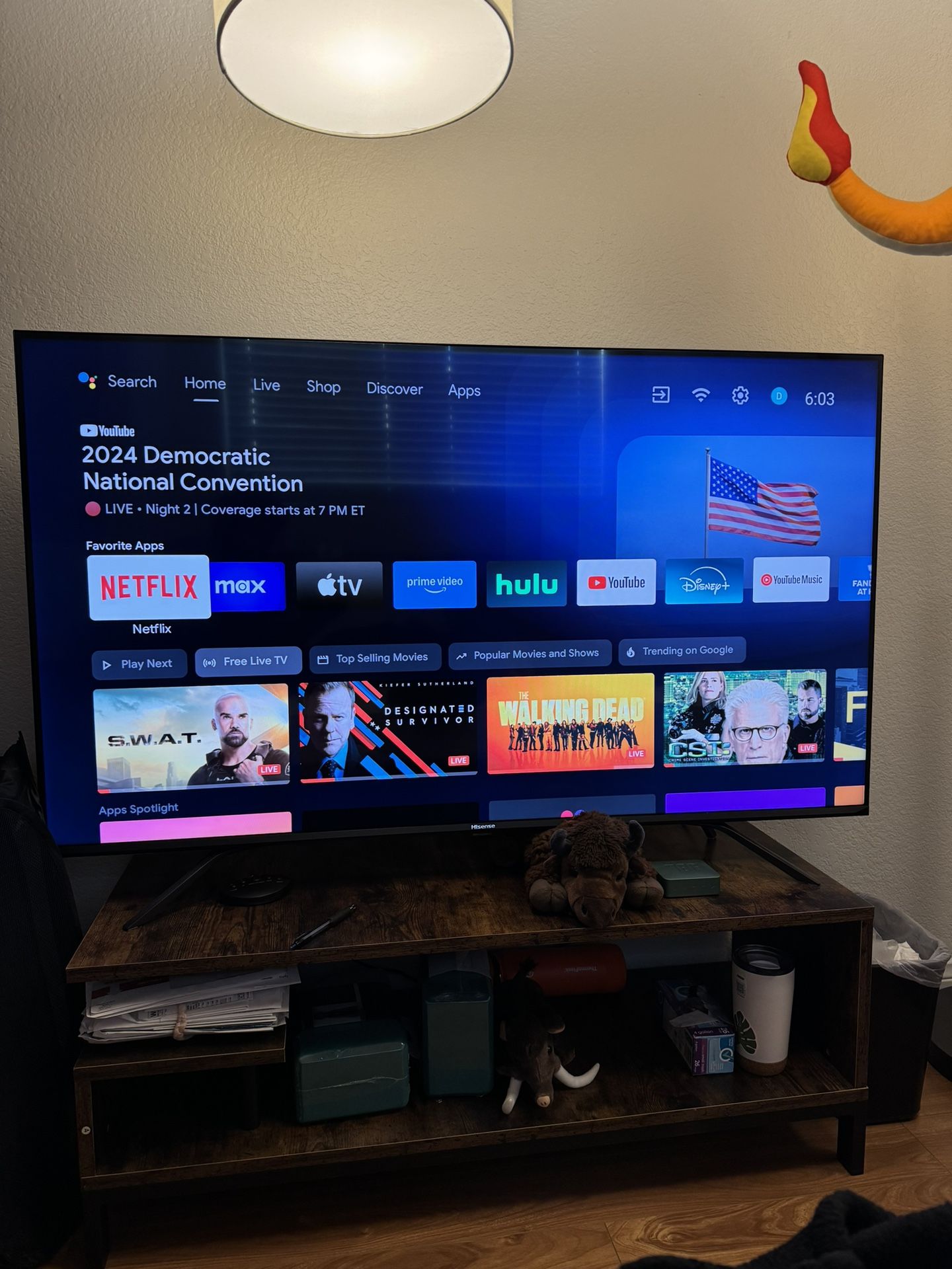 55" Quantum 4K ULED Hisense Android Smart TV
