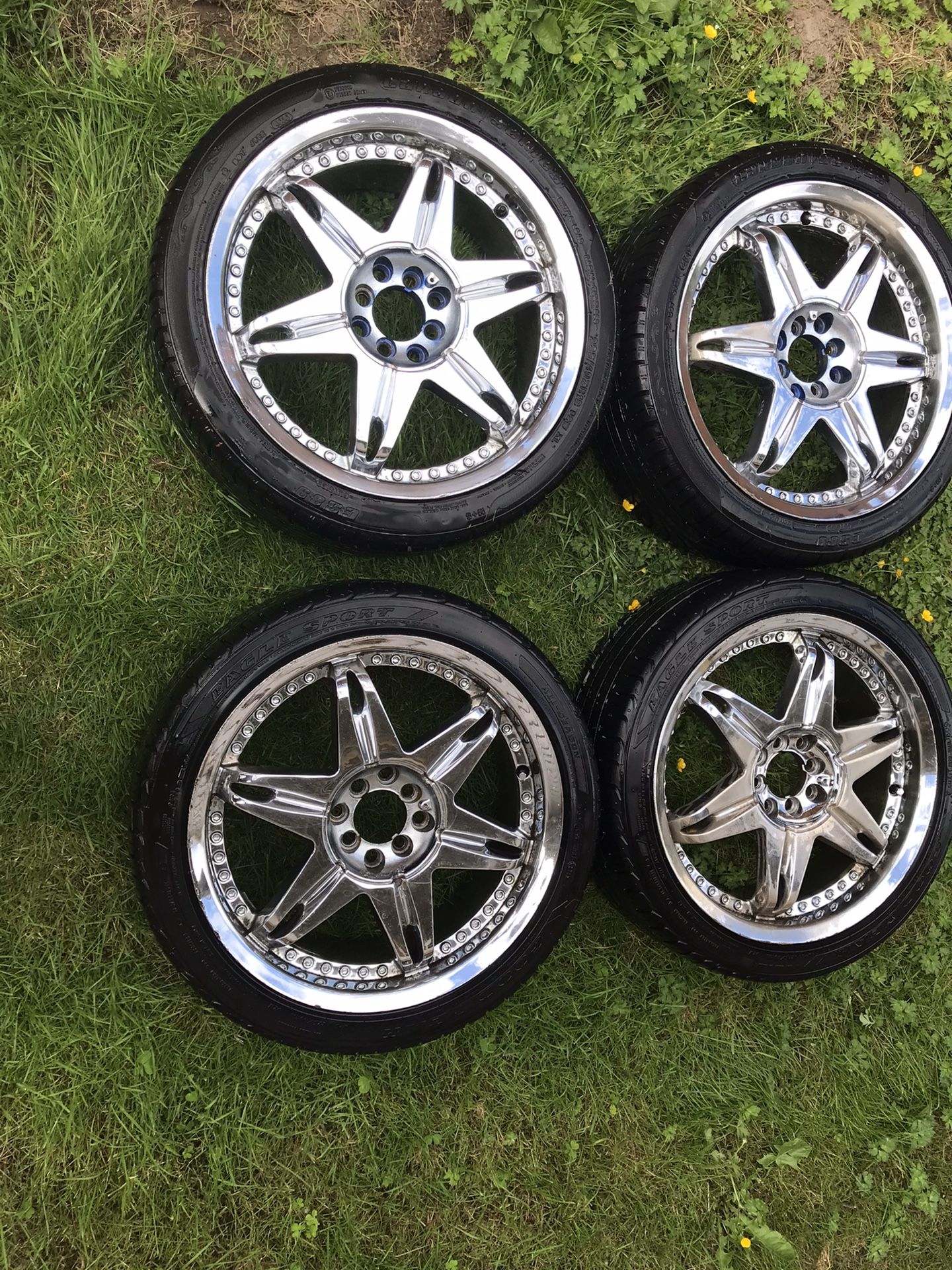 18 inch chrome rims 4 lugs for Sale in Auburn, WA - OfferUp