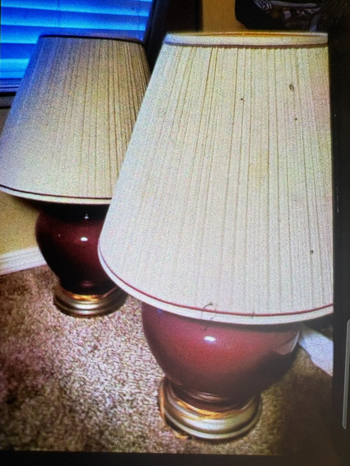 2 Lamps Only No Shades