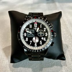 ESQ Movado Beacon Chronograph Black PVD 46 mm Watch