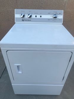 Speed Queen heavy-duty commercial-grade clothes dryer,
