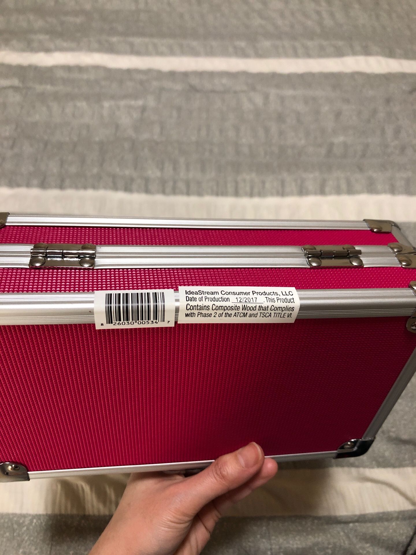 Small pink trunk