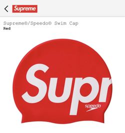 Supreme Speedo Swim Cap RED BRAND NEW