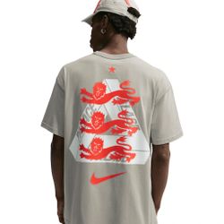 Palace x Nike England T-shirt Pewter Grey (Sz-L) 100% Authentic