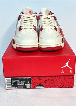 Jordan 4 Valentines Sierra Red | 6.5M/8W