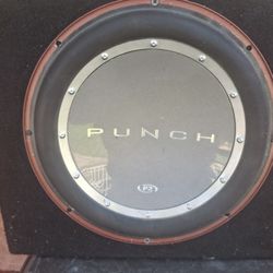 ONE SPEAKER UNA BOSINA ROCKFORD FOSGATE 12 INCHES GOOD CONDICIÓN ABLO ESPAÑOL 