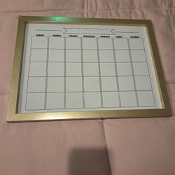 Monthly Dry Erase Organizer 