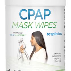 resplabs CPAP Mask Wipes Unscented Cleaner for Full Face, Nasal Masks & Supplies 110 Wipes