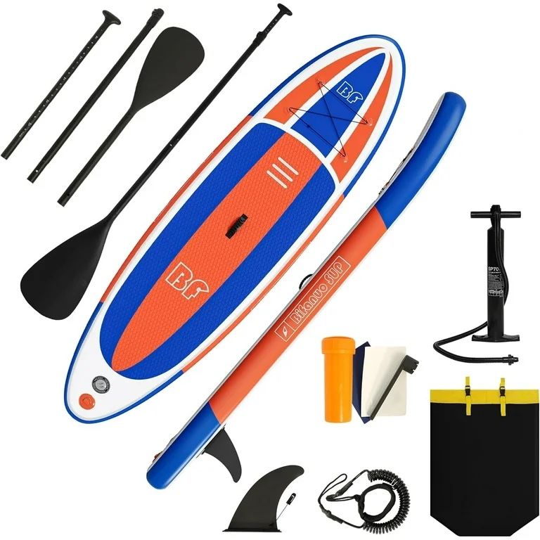 Bifanuo Inflatable Stand Up Paddle Board with SUP Accessories & Backpack