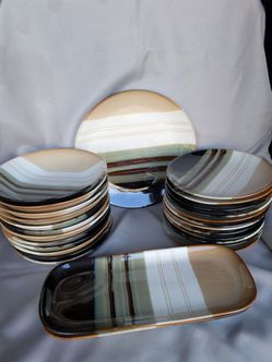 Dinnerware Set, Service for 12 Plus Serving Pieces