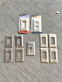 Satin Nickel Electrical Wall Plates