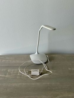 White LED Desk Lamp with Flexible Neck
