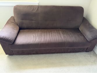 Brown Microfiber Sofa