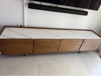 Stunning, high-end 78" povison media console in excellent condition.