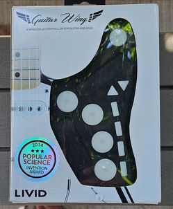 Livid Instruments Guitar Wing is a wireless 3D controller designed to attach directly to electric guitars and basses for MIDI https://offerup.com/redi