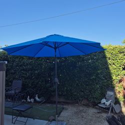 10" FT Market Umbrella Patio Color: Agua Base Not Included 