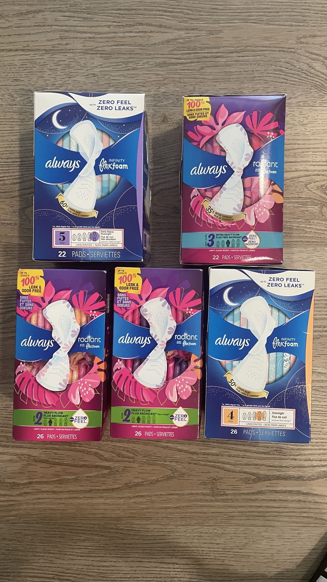 Always Women Pads. $30