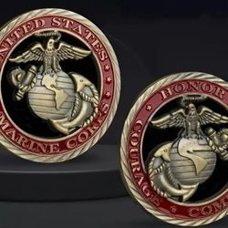 USMC Marine Corps commemorative challenge medal