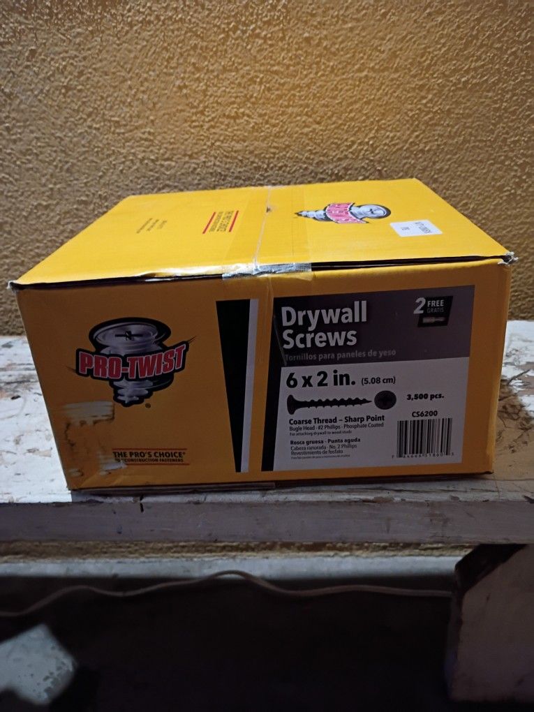 Drywall Screws 6 X 2 in , (5.08 cm)