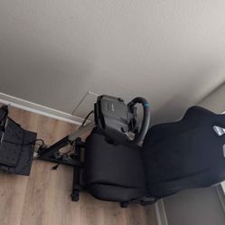 Racing Wheel And Seat