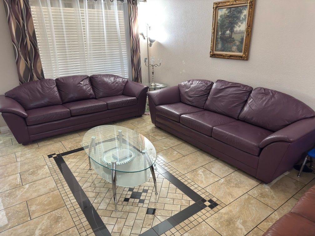 Purple Couch Set