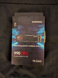 Samsung 990 Pro 2TB NVMe M.2 SSD, Brand New/Unopened