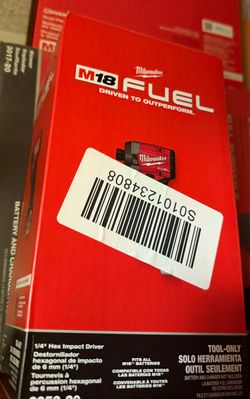 Milwaukee M18 FUEL 1/4" Hex Impact Driver Tool Only