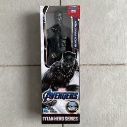 BLACK PANTHER Marvel Avengers Titan Hero Series 12 Inch Hasbro Action Figure