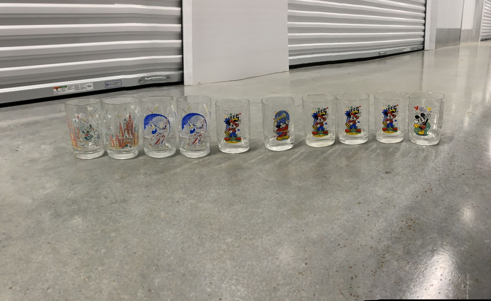 Disney commemorative glasses