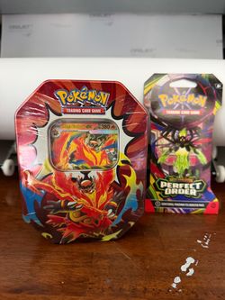Pokémon TCG Mega Evolution Ascended Heroes Tin - Mega Emboar ex - Sealed