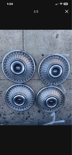 Set 14” 1963 Chevy Impala, driver condition, sell all 4 $275.00 cash